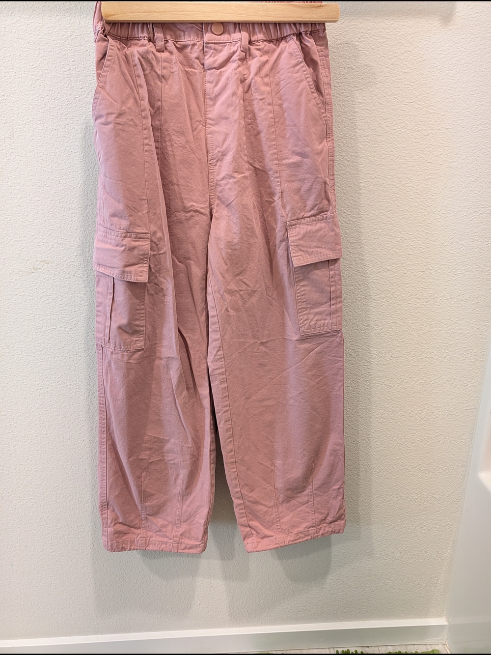 Dusty Pink Cargo Pants